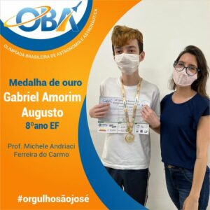 OBA Medalha de Ouro - Gabriel Amorim Augusto