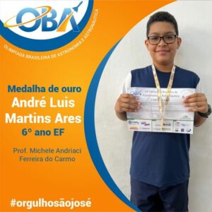 OBA Medalha de Ouro - André Luis Martins Ares