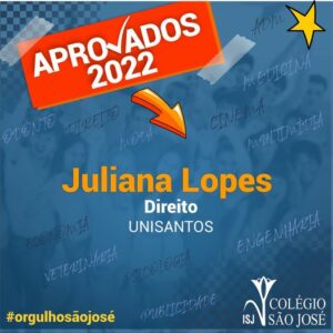 Aprovados 2022 - Juliana Lopes