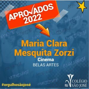 Aprovados 2022 - Maria Clara Mesquita Zorzi