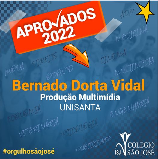 Aprovação 2022 - Bernardo Dorta Vidal